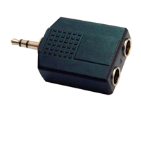 Adaptador plug 3.5mm a 2 jack