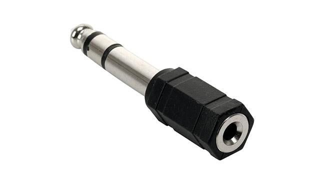 adaptador plug 6.3mm a jack 3.5mm