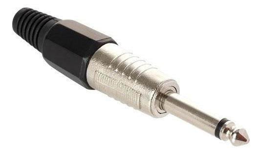 Plug 6.3mm mono cuerpo reforzado