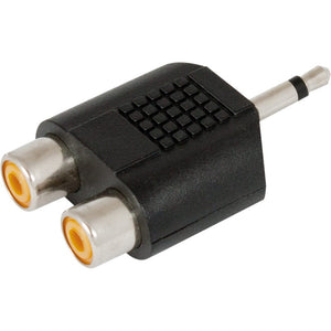 Adaptador plug 3.5mm monoaural a 2 jack