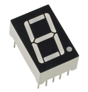Display LED 7 segmentos 1 dígito cátodo común