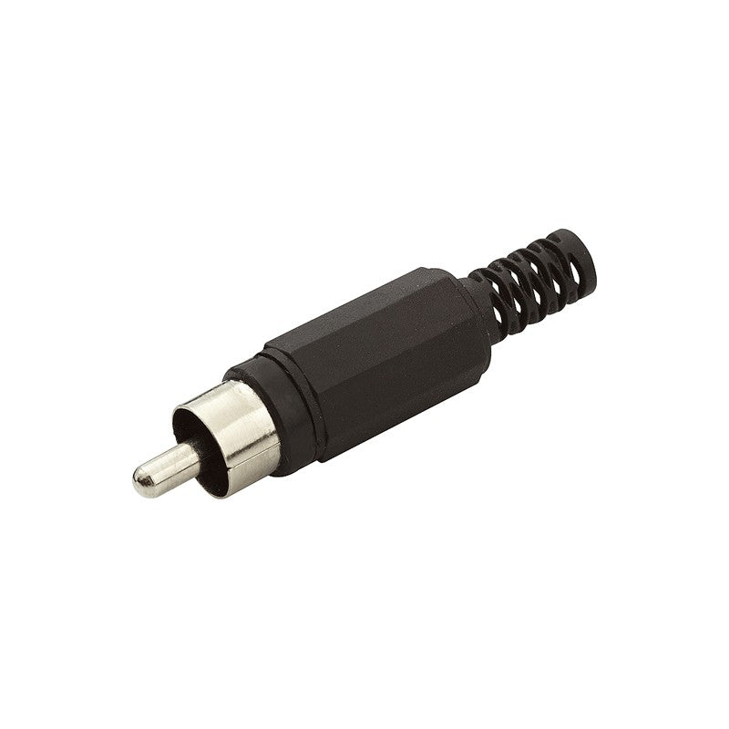 Plug macho RCA con resorte